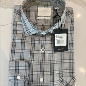 Billy Reid Melange Plaid John Shirt